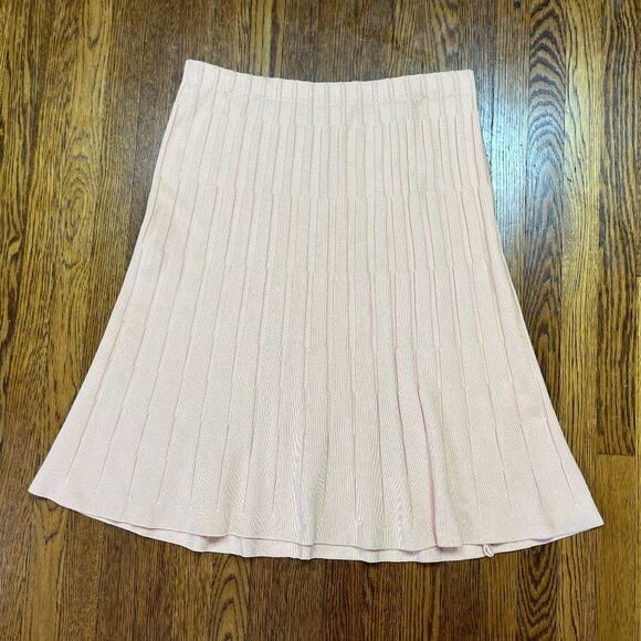 Givenchy Dresses & Skirts - Vintage GIVENCHY Sport Cream Nylon Knit Skirt Women's Size 10